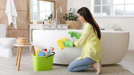 Bathroom Manual Cleaning